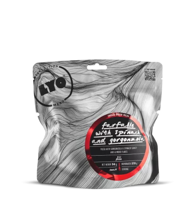 Фарфале с горгонзола и спаначен сос LYO Farfalle with Gorgonzola and Spinach Sauce 370g