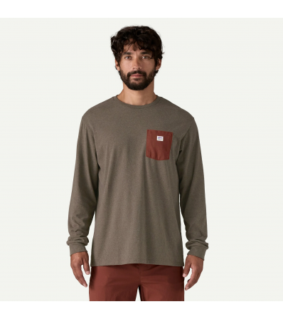 Блуза Patagonia Long Sleeve Shop Sticker Pocket Responsibili-Tee M's